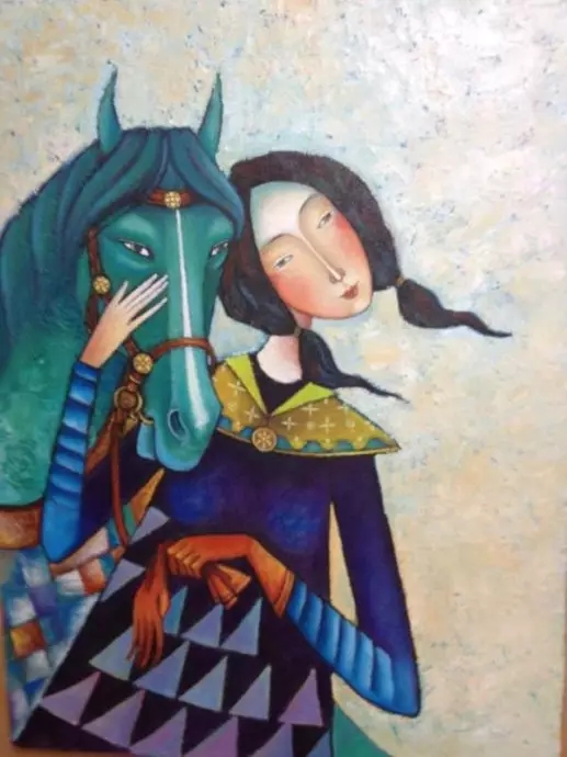 蒙古画家zayasaikhansambuu