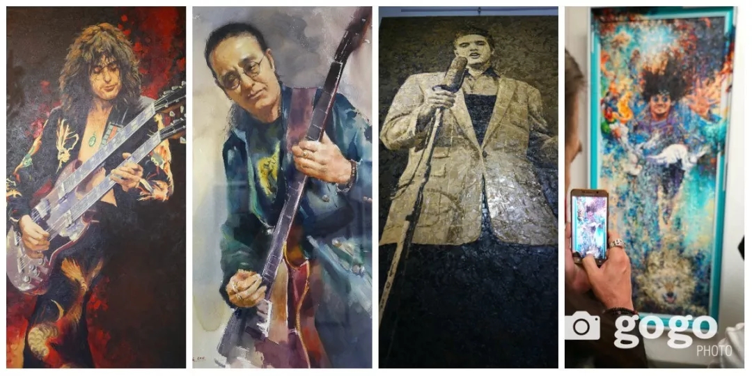 传奇摇滚乐队、流行歌手、艺术家肖像画展在蒙古国开幕