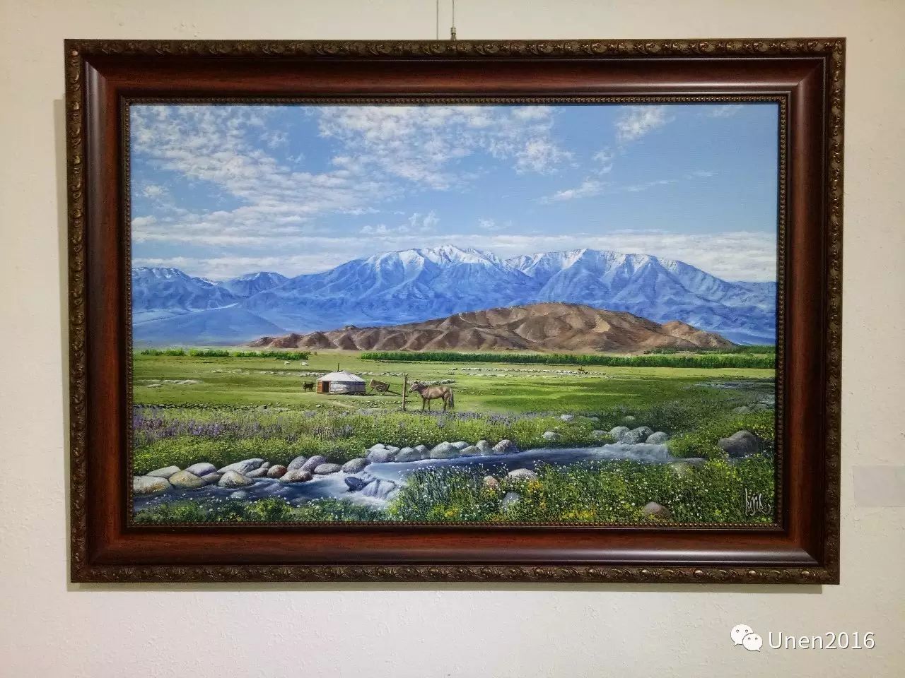 【unen】美术:蒙古国青年画家巴雅尔的油画作品