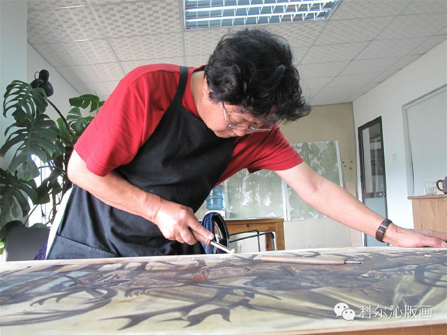 著名版画家乌恩琪作品欣赏（二）