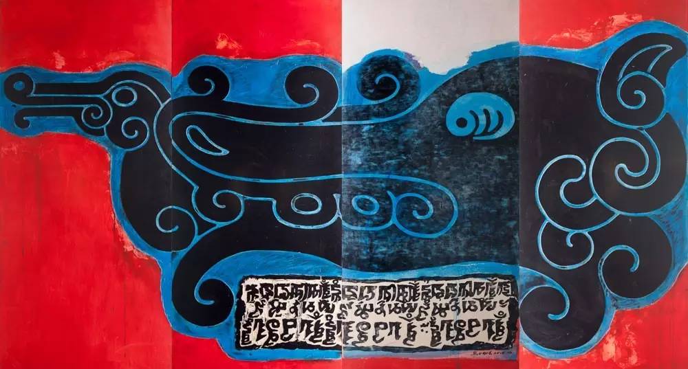 蒙古族版画家乌日切夫-内蒙古元素inner mongolia