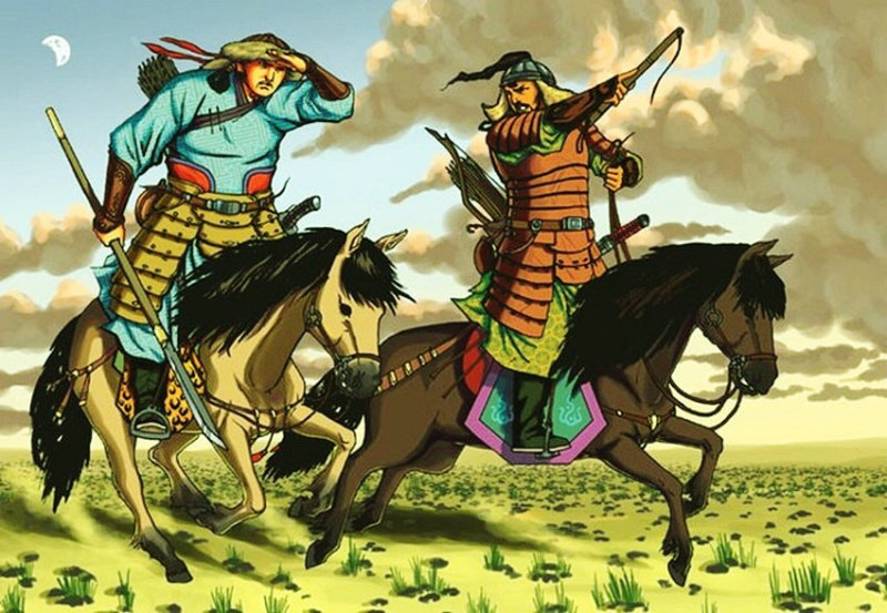 民族艺术 — 蒙古国布仁额尔敦绘画作品