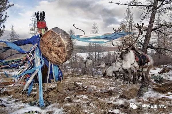 Hamid Sardar 蒙古查坦驯鹿族摄影集5