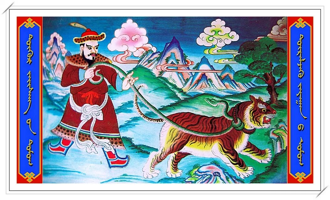 【民族艺术】蒙古风格绘画作品 —— 画笔下的民族风