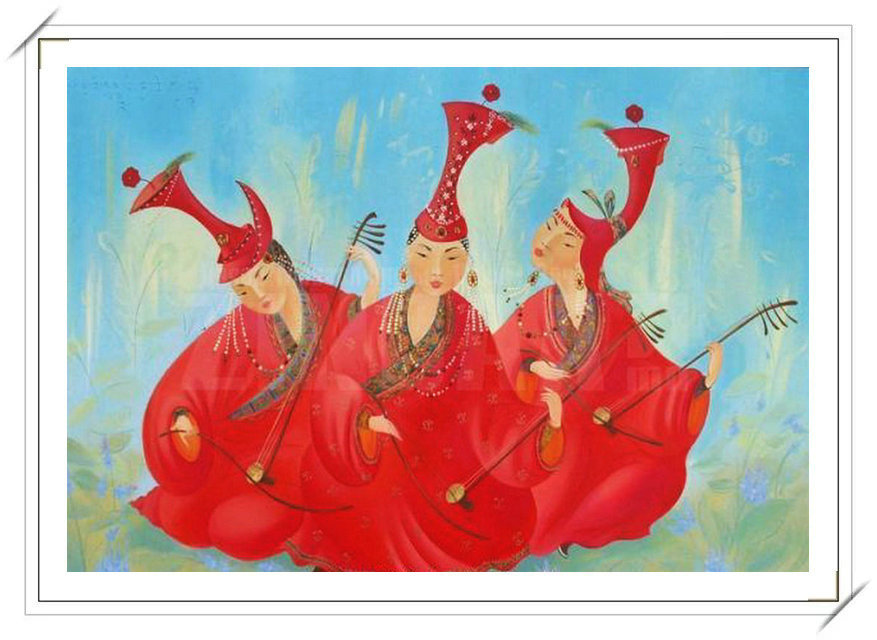 【民族艺术】蒙古风格绘画作品 —— 画笔下的民族风
