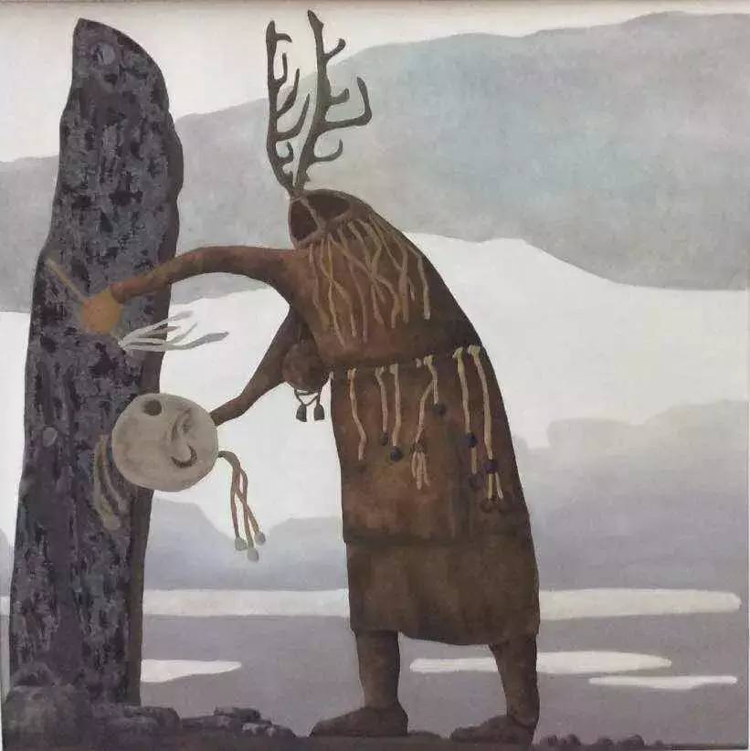 新塔娜绘画作品展播——对神与灵的追寻 第9张 新塔娜绘画作品展播——对神与灵的追寻 第9张