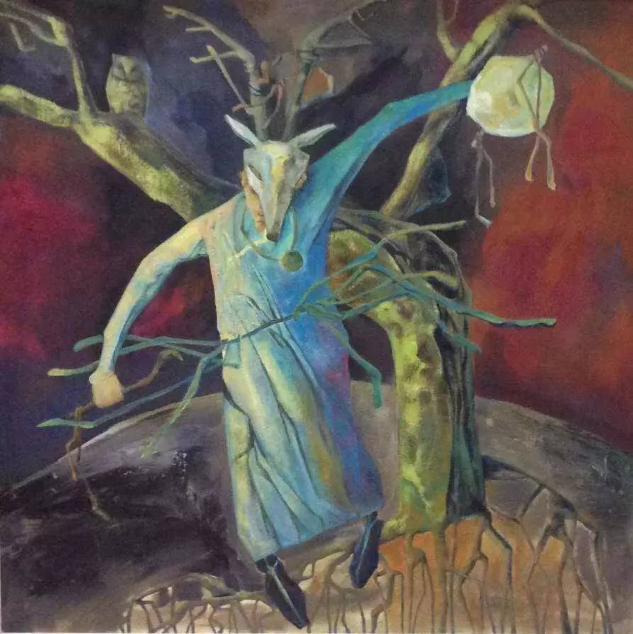新塔娜绘画作品展播——对神与灵的追寻 第11张 新塔娜绘画作品展播——对神与灵的追寻 第11张