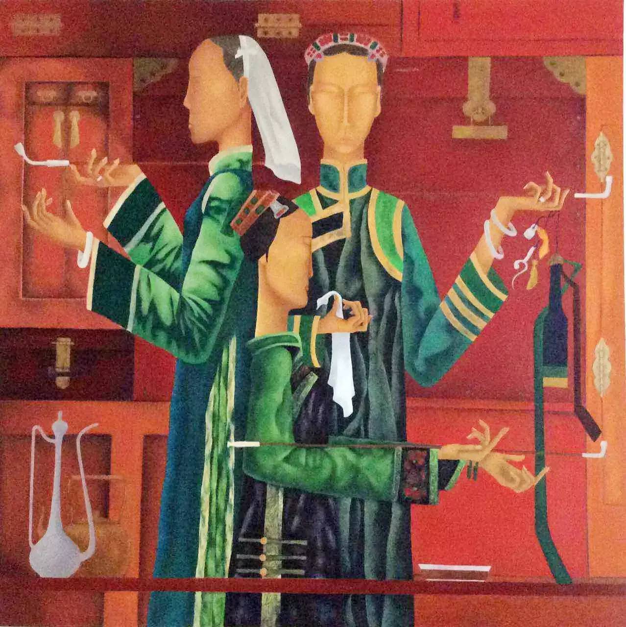 新塔娜绘画作品展播——对神与灵的追寻 第10张 新塔娜绘画作品展播——对神与灵的追寻 第10张