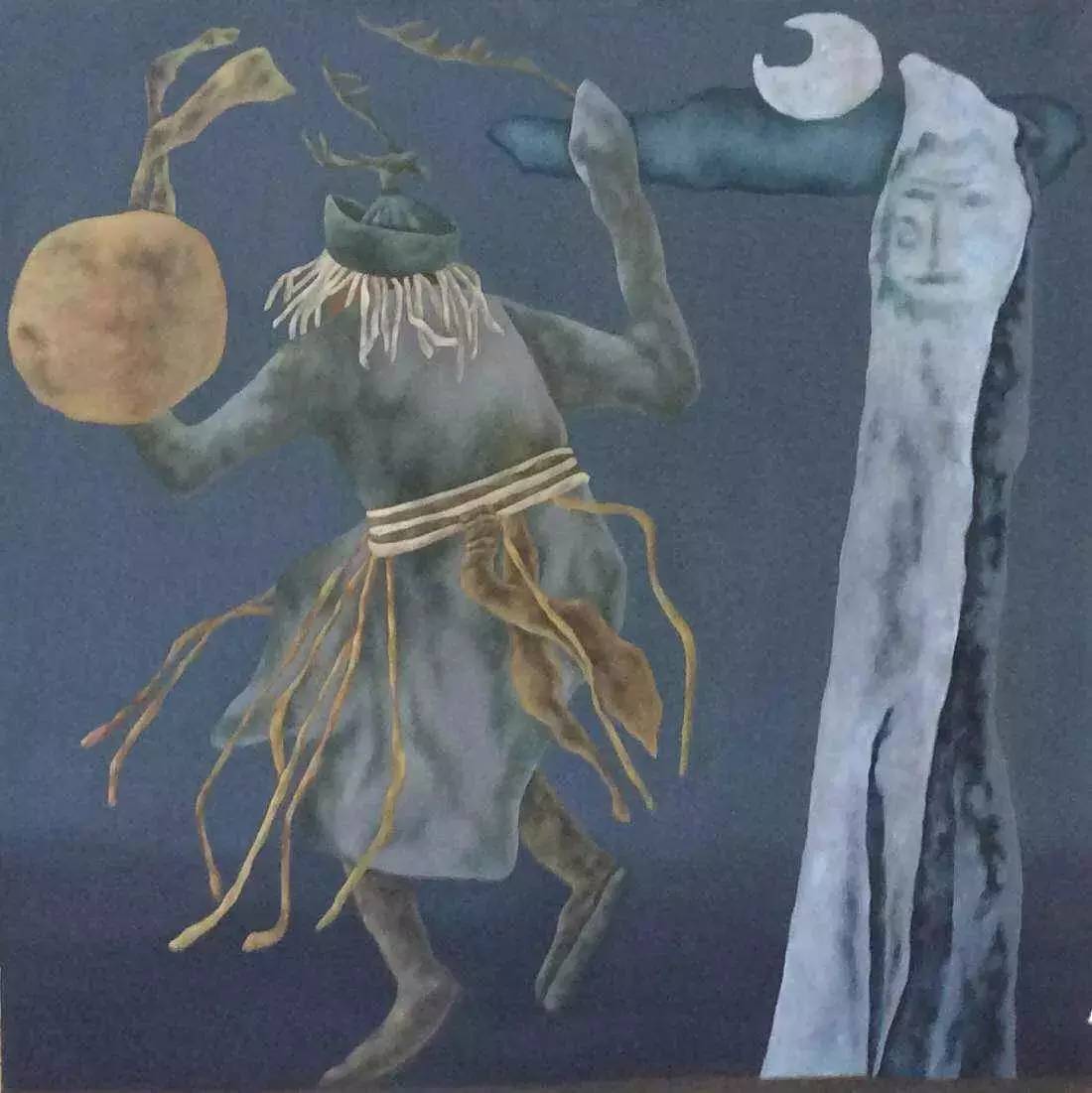 新塔娜绘画作品展播——对神与灵的追寻 第12张 新塔娜绘画作品展播——对神与灵的追寻 第12张