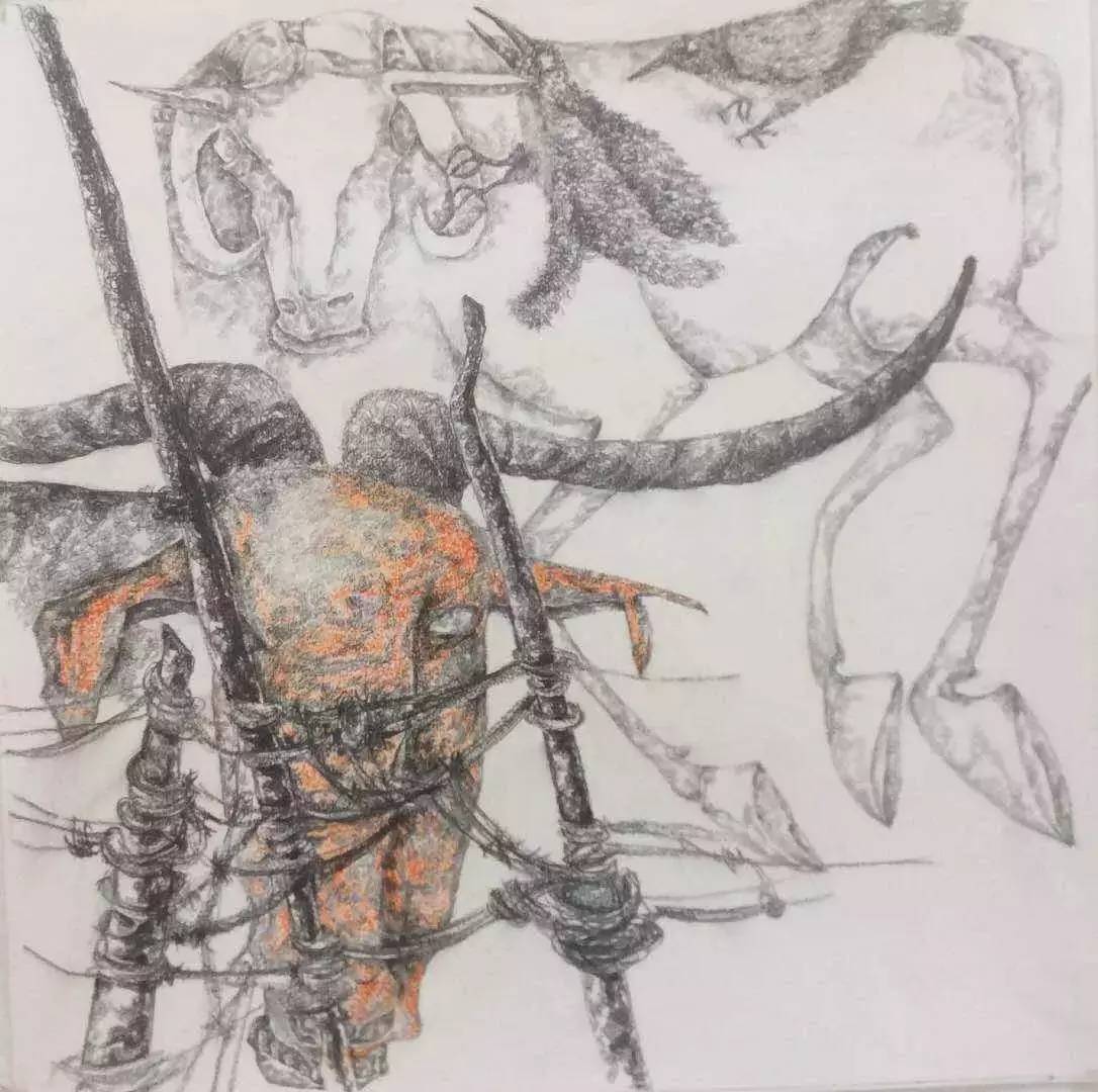 新塔娜绘画作品展播——对神与灵的追寻 第21张 新塔娜绘画作品展播——对神与灵的追寻 第21张