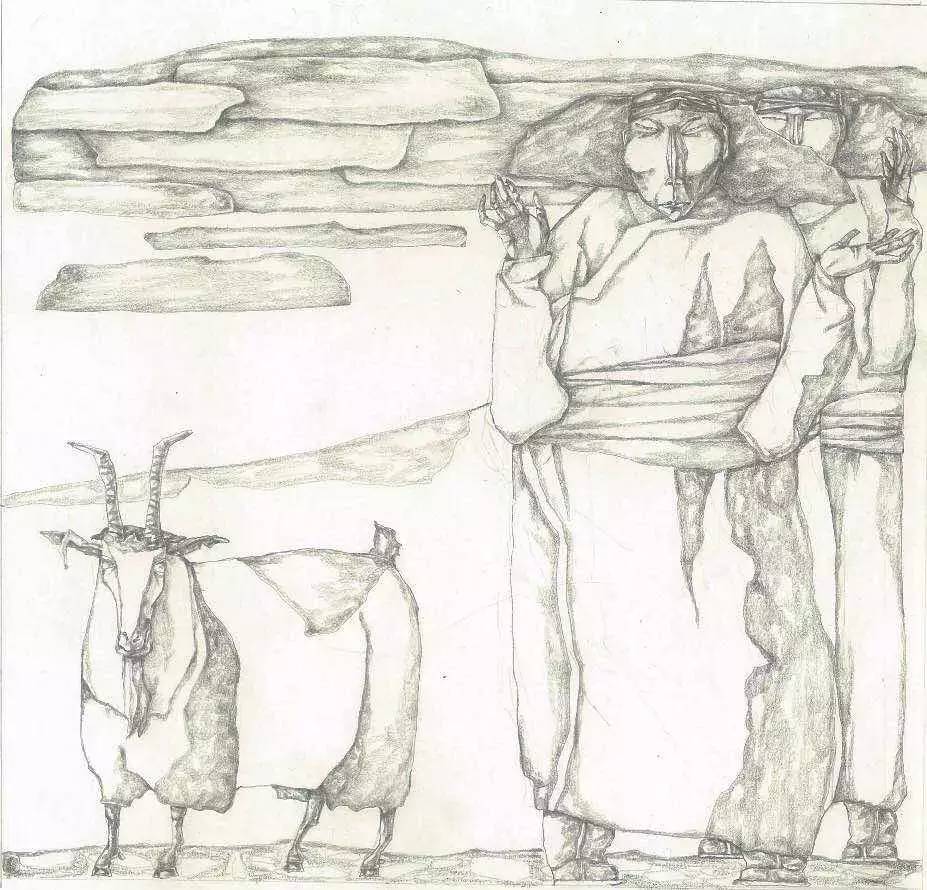 新塔娜绘画作品展播——对神与灵的追寻 第30张 新塔娜绘画作品展播——对神与灵的追寻 第30张