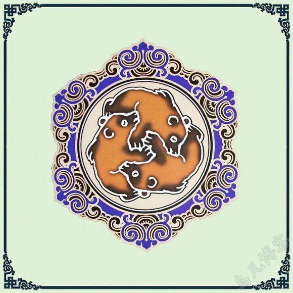 最新蒙古族特色图案1-内蒙古元素inner mongolia