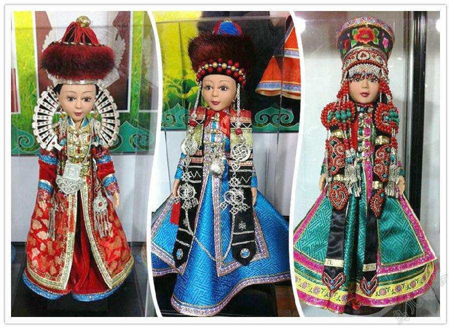 【民族工艺】蒙古各部落新娘“芭比娃娃 ”—— 漂亮.可爱.高贵