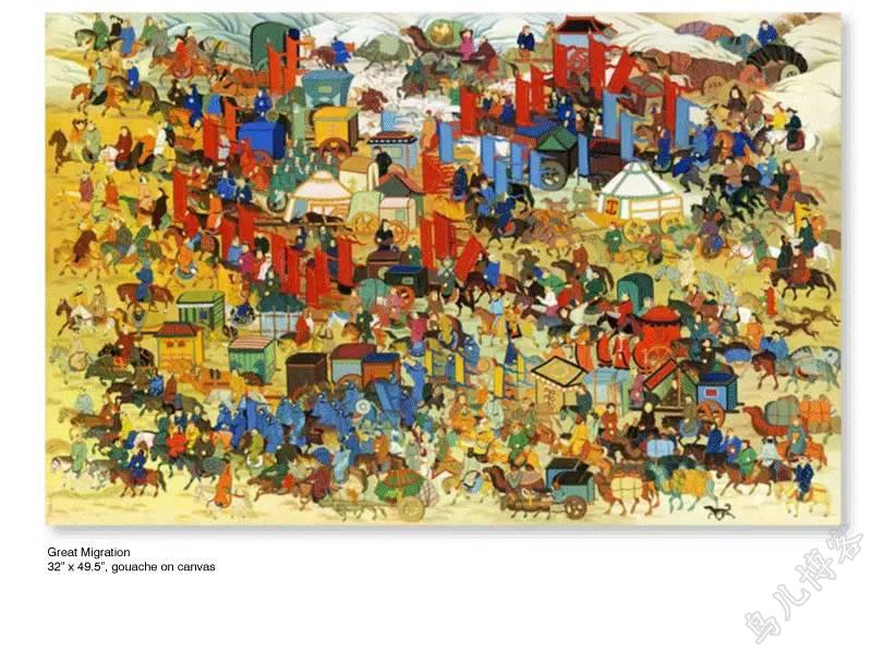 插画 | 东西文化的融合 —— 旅美蒙古女画家  Solongo Mellecker 插画作品欣赏