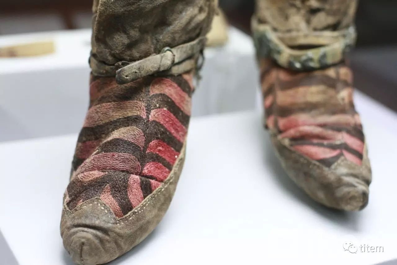 被世人称为《1500年前穿着阿迪达斯图案靴子的蒙古女人》的神奇文物