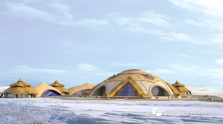 蒙古族建筑锡林河景区