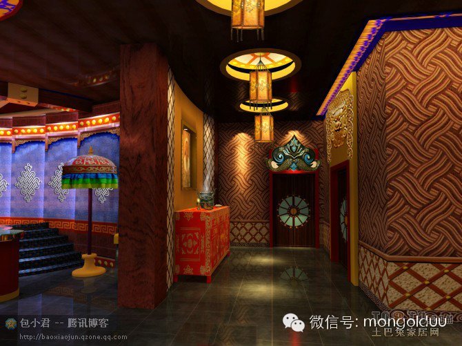 蒙古装修风格图片-内蒙古元素inner mongolia elements