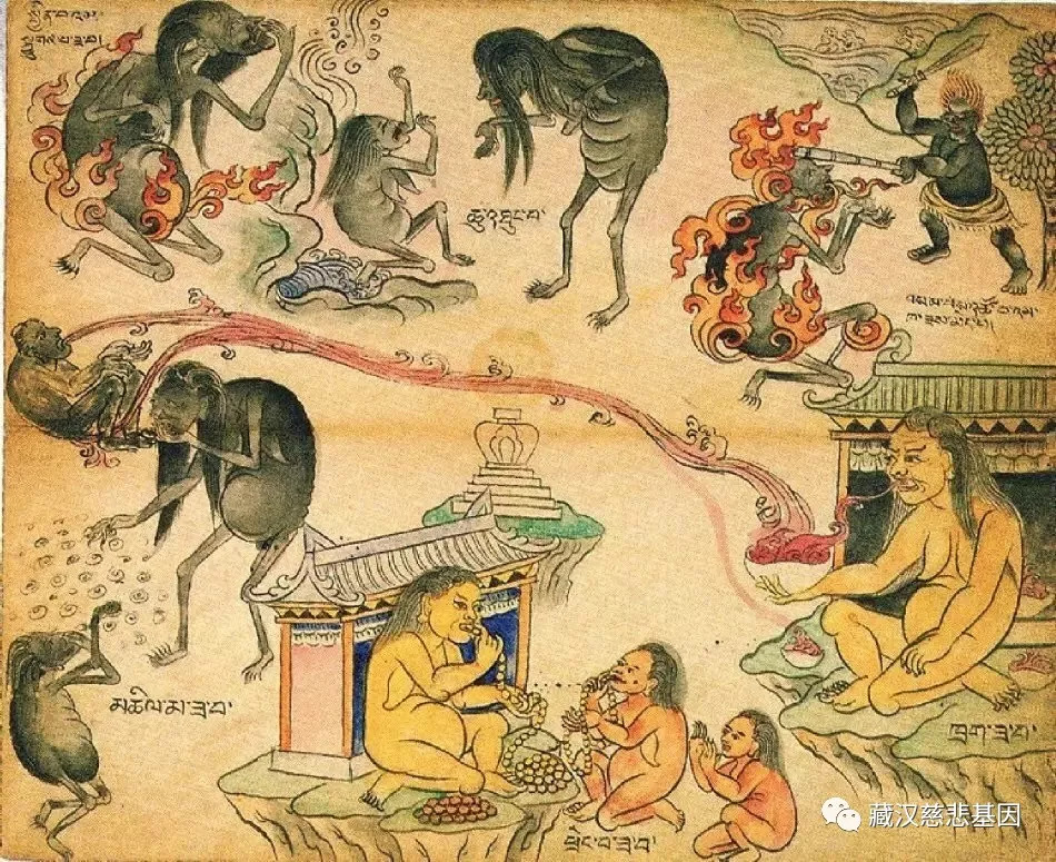 【警钟长鸣】蒙古绘画 || 地狱变相图