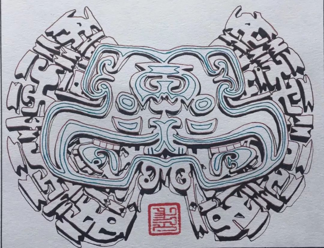 大画家丨蒙古图腾
