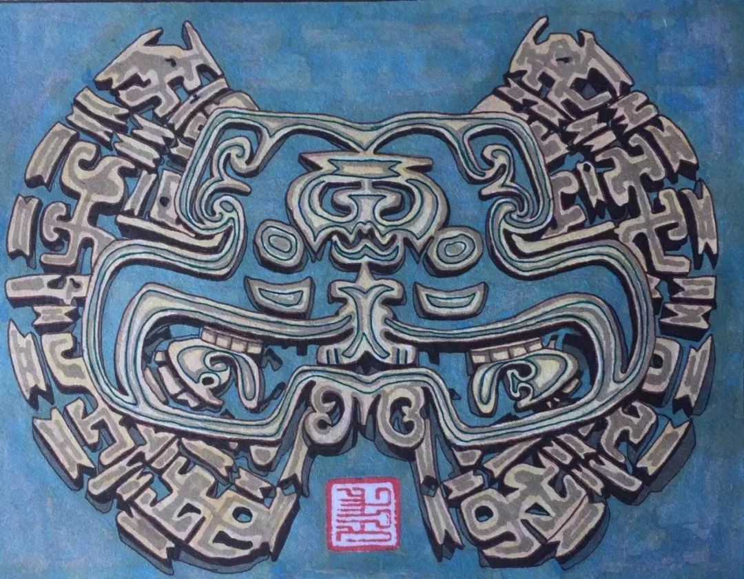 大画家丨蒙古图腾