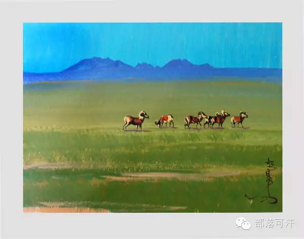 【经典】蒙古国上世纪绘画作品,那时的人那时的风景