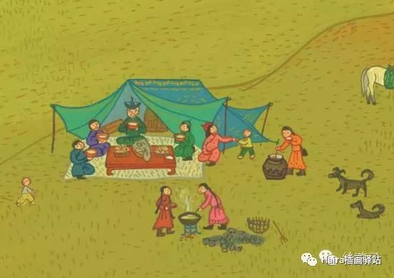 绘本赏析| 来自外蒙古的绘本《小图雅搬家》 第30张