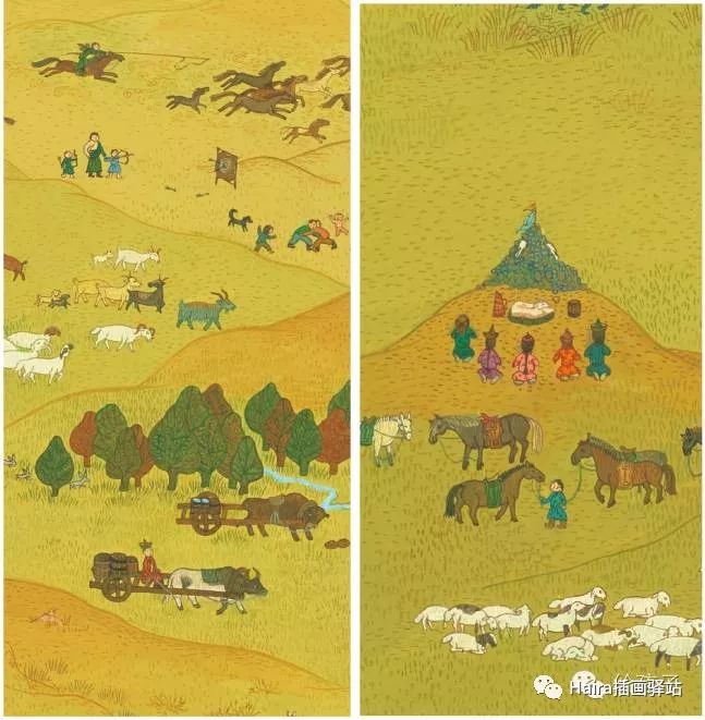 绘本赏析| 来自外蒙古的绘本《小图雅搬家》 第29张