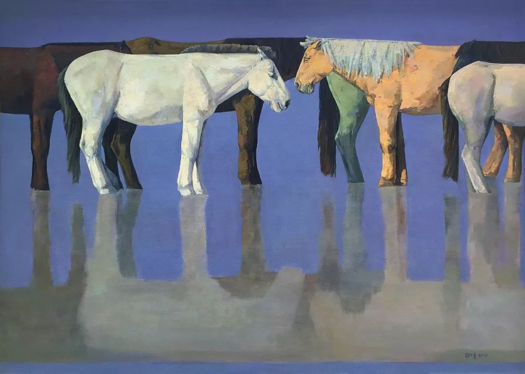 蒙古马  内蒙古当代美术作品微展(一) 第2张 蒙古马  内蒙古当代美术作品微展(一) 第2张