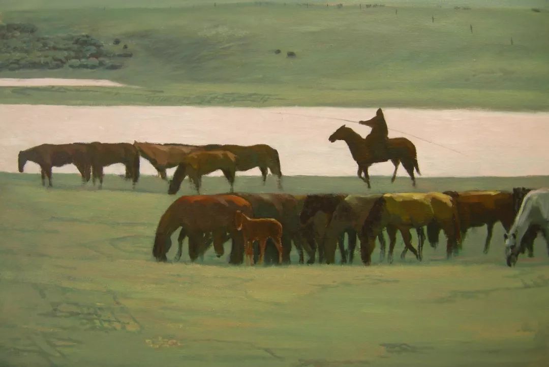 蒙古马  内蒙古当代美术作品微展(一) 第10张 蒙古马  内蒙古当代美术作品微展(一) 第10张