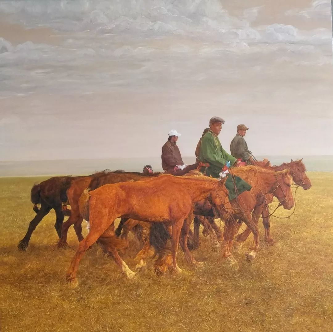 蒙古马  内蒙古当代美术作品微展(一) 第11张 蒙古马  内蒙古当代美术作品微展(一) 第11张