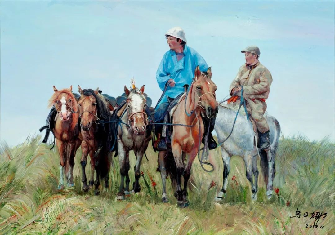 蒙古马  内蒙古当代美术作品微展(一) 第12张 蒙古马  内蒙古当代美术作品微展(一) 第12张