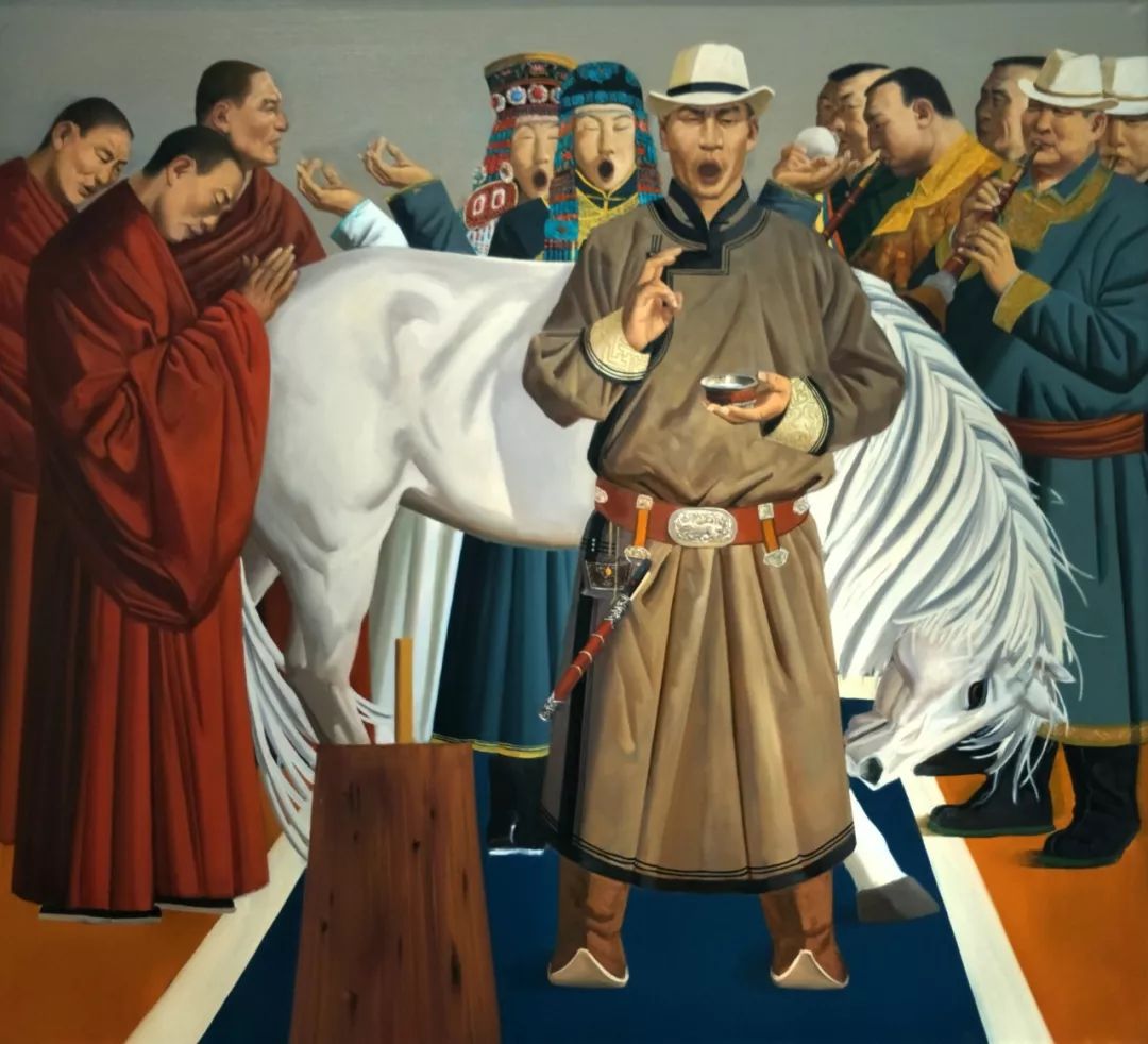 蒙古马 内蒙古当代美术作品微展(二) 第3张 蒙古马 内蒙古当代美术作品微展(二) 第3张