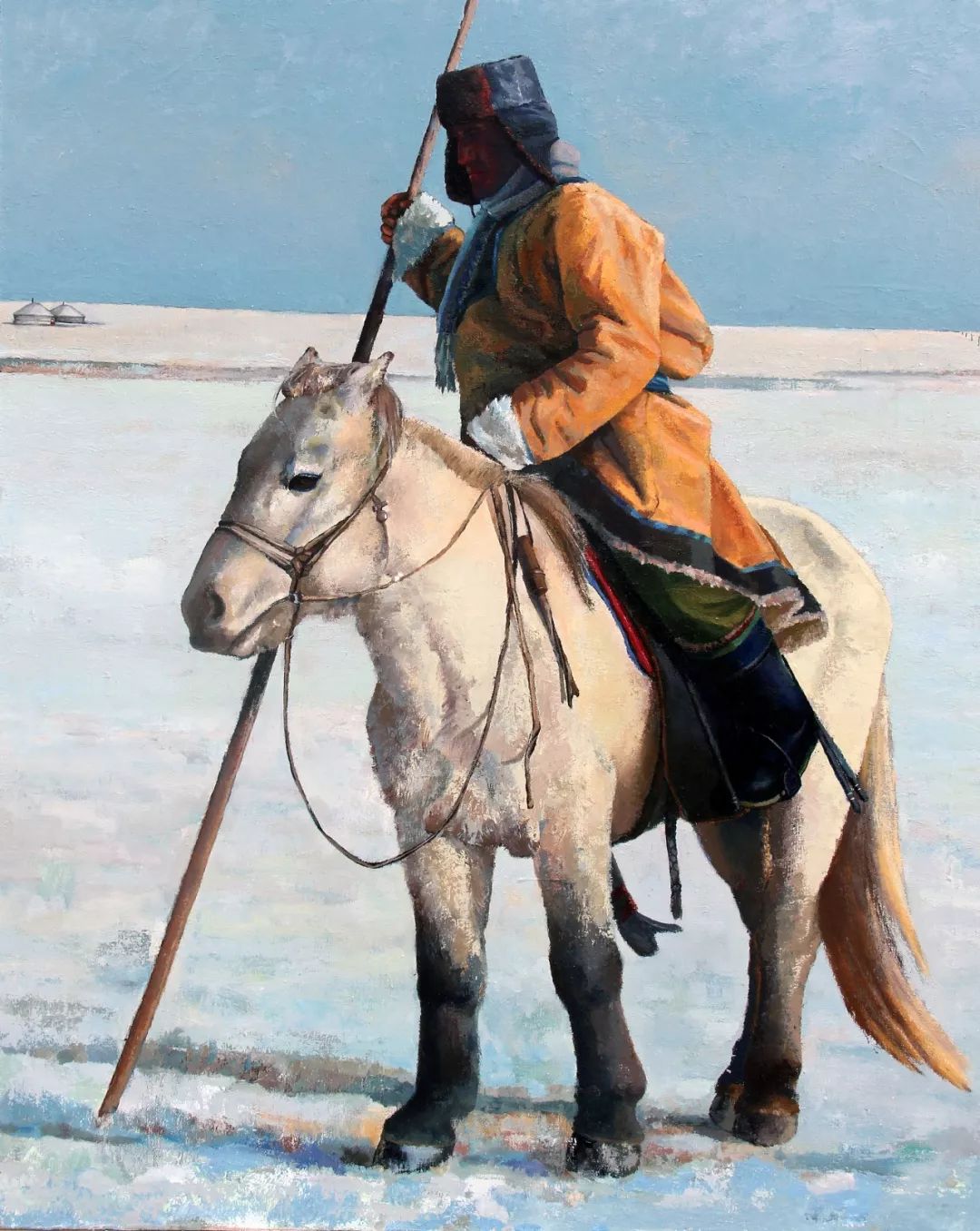 蒙古马 内蒙古当代美术作品微展(二) 第6张 蒙古马 内蒙古当代美术作品微展(二) 第6张