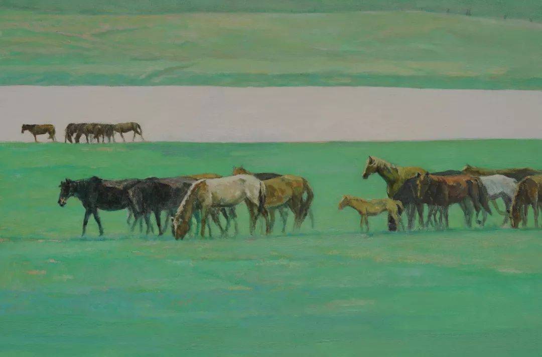 蒙古马 内蒙古当代美术作品微展(二) 第10张 蒙古马 内蒙古当代美术作品微展(二) 第10张