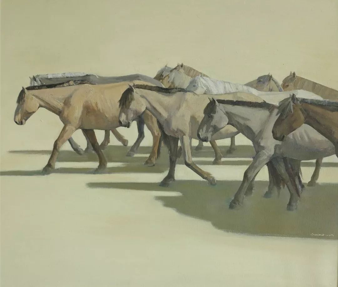 蒙古马 内蒙古当代美术作品微展(二) 第9张 蒙古马 内蒙古当代美术作品微展(二) 第9张