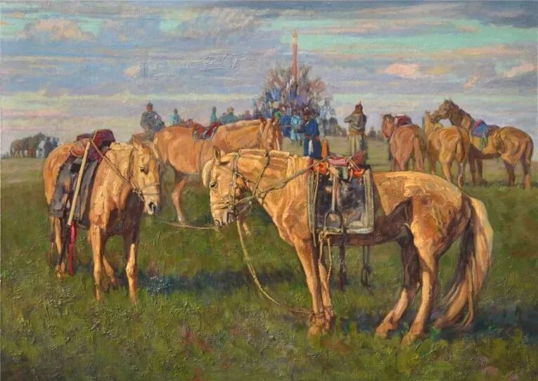 蒙古马 内蒙古当代美术作品微展(二) 第11张 蒙古马 内蒙古当代美术作品微展(二) 第11张