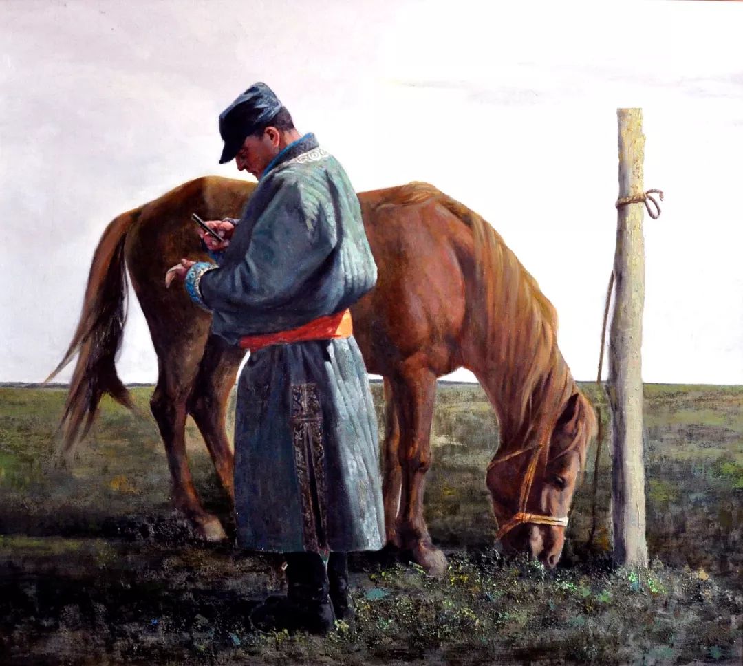 蒙古马 内蒙古当代美术作品微展(二) 第16张 蒙古马 内蒙古当代美术作品微展(二) 第16张