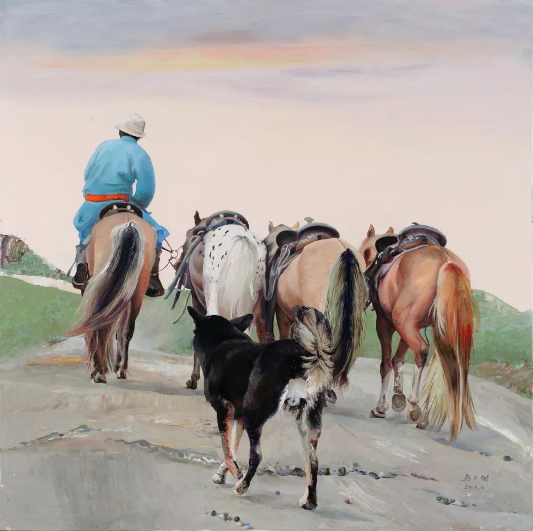 蒙古马 内蒙古当代美术作品微展(二) 第21张 蒙古马 内蒙古当代美术作品微展(二) 第21张
