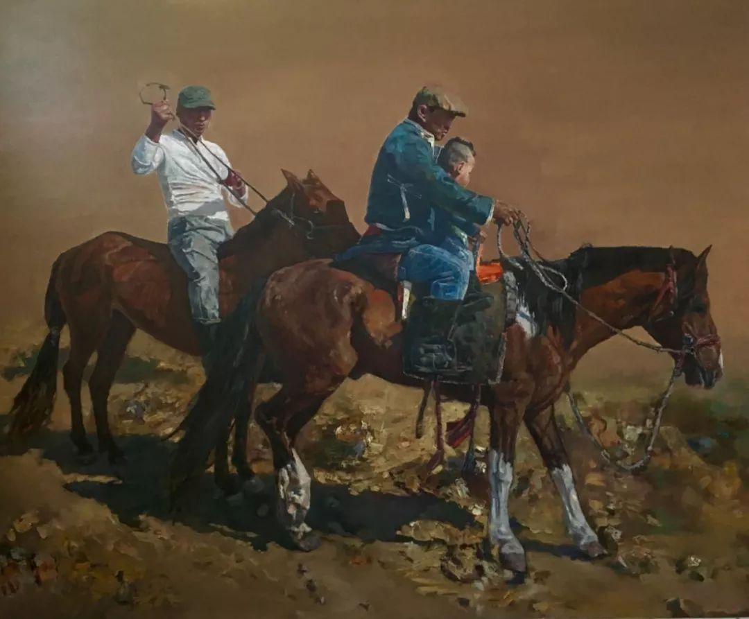 蒙古马  内蒙古当代美术作品微展(三) 第3张 蒙古马  内蒙古当代美术作品微展(三) 第3张