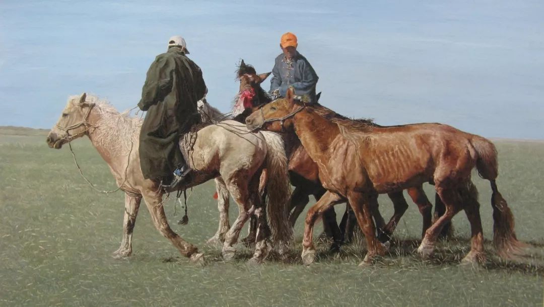 蒙古马  内蒙古当代美术作品微展(三) 第5张 蒙古马  内蒙古当代美术作品微展(三) 第5张