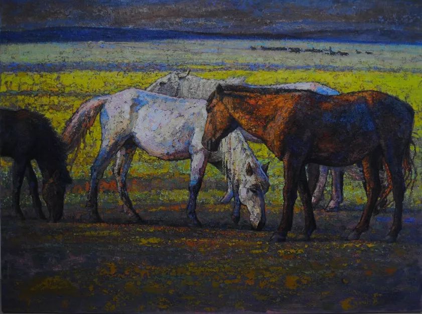 蒙古马  内蒙古当代美术作品微展(三) 第9张 蒙古马  内蒙古当代美术作品微展(三) 第9张