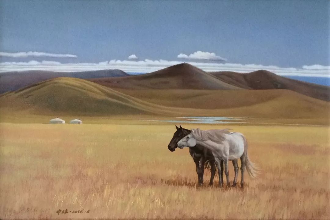 蒙古马  内蒙古当代美术作品微展(三) 第17张 蒙古马  内蒙古当代美术作品微展(三) 第17张