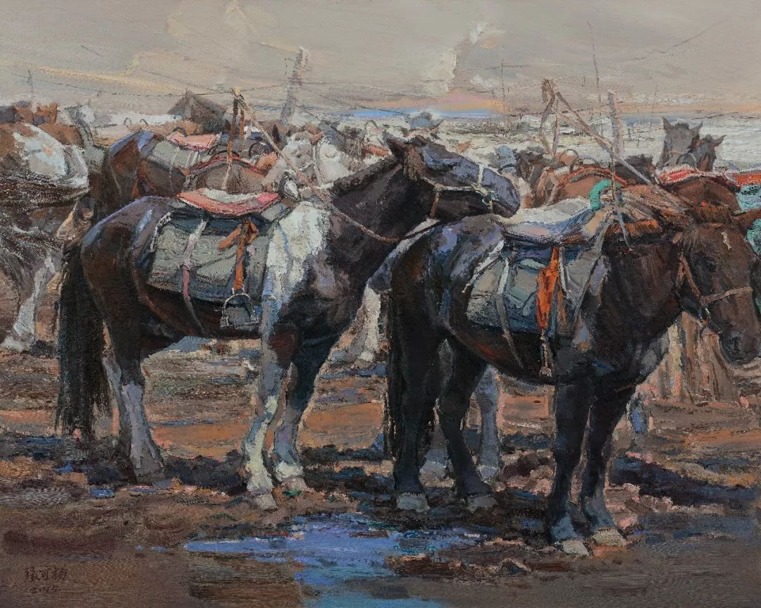 蒙古马  内蒙古当代美术作品微展(三) 第20张 蒙古马  内蒙古当代美术作品微展(三) 第20张