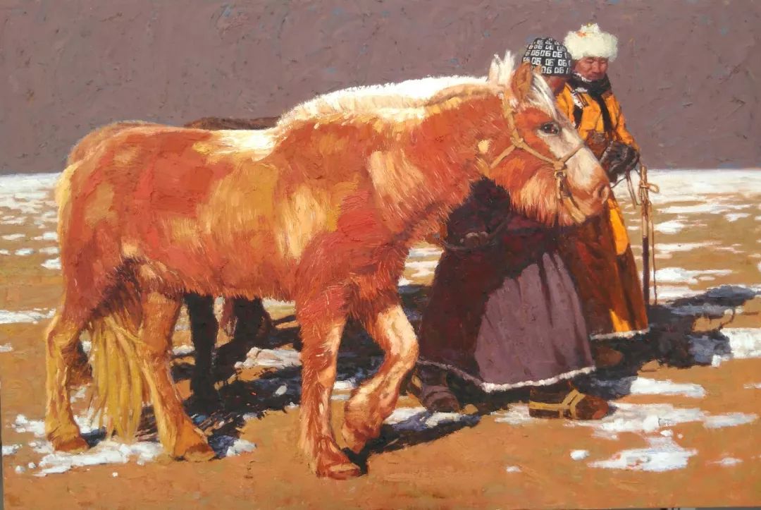 蒙古马  内蒙古当代美术作品微展(三) 第19张 蒙古马  内蒙古当代美术作品微展(三) 第19张