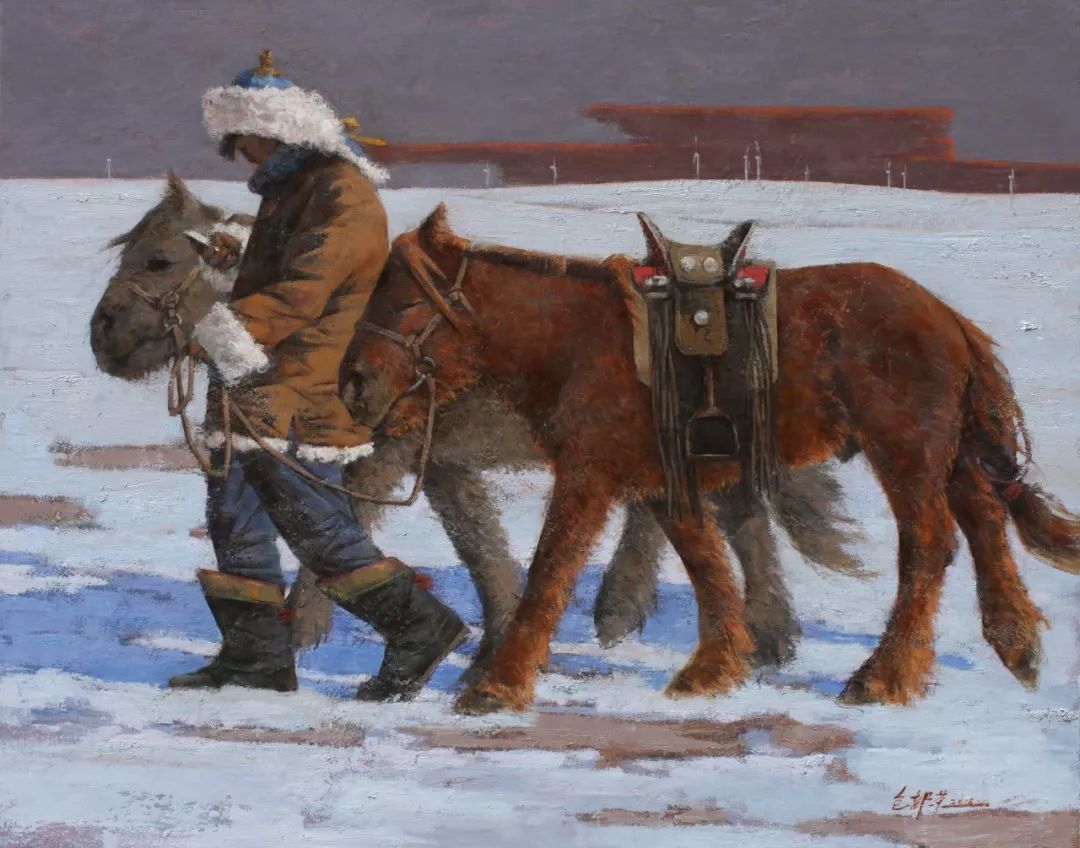 蒙古马  内蒙古当代美术作品微展(四) 第4张 蒙古马  内蒙古当代美术作品微展(四) 第4张