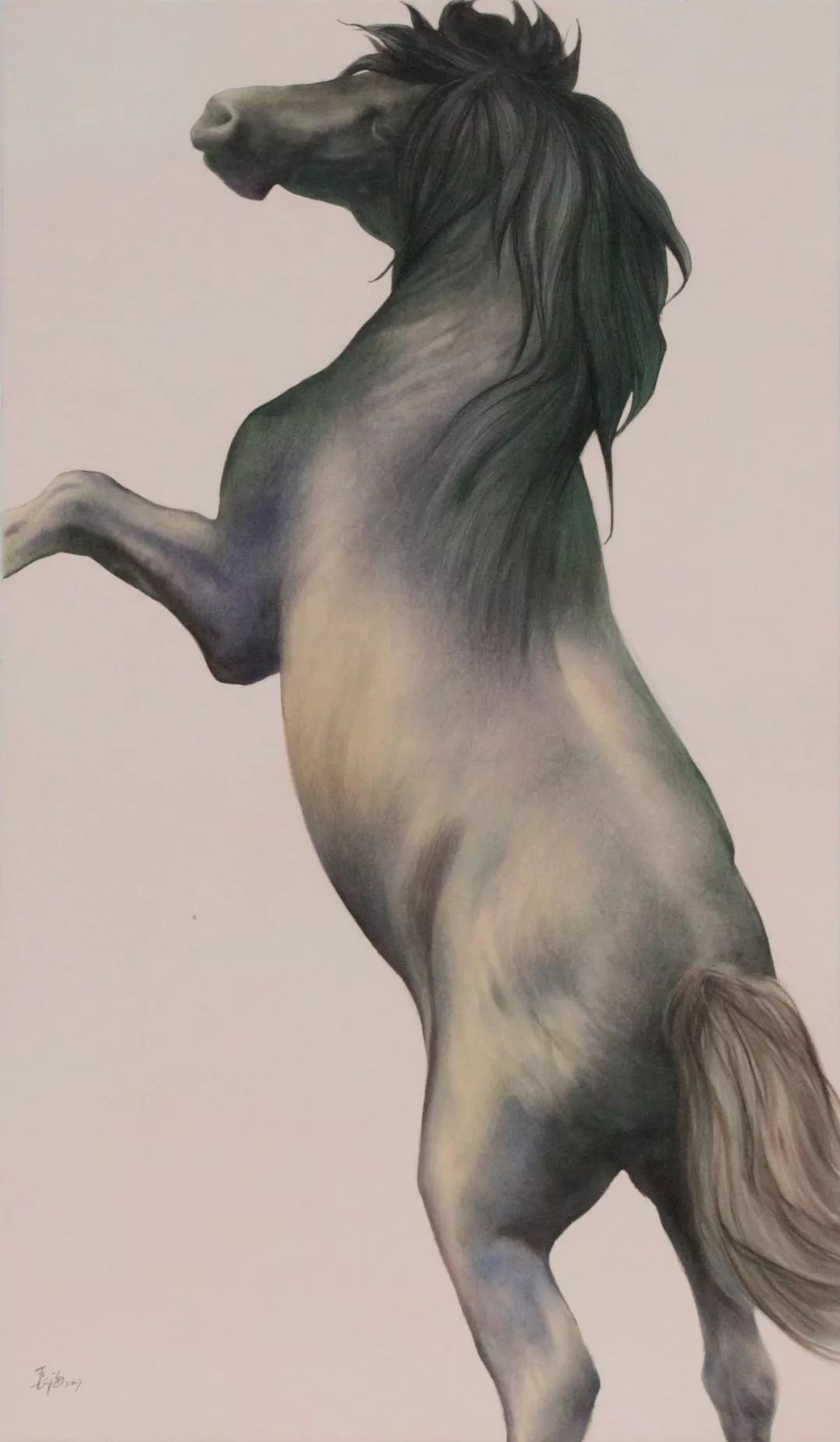 蒙古马  内蒙古当代美术作品微展(四) 第5张 蒙古马  内蒙古当代美术作品微展(四) 第5张