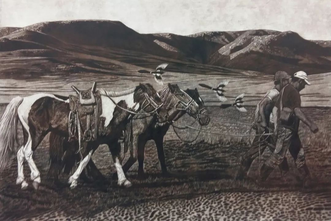 蒙古马  内蒙古当代美术作品微展(四) 第6张 蒙古马  内蒙古当代美术作品微展(四) 第6张