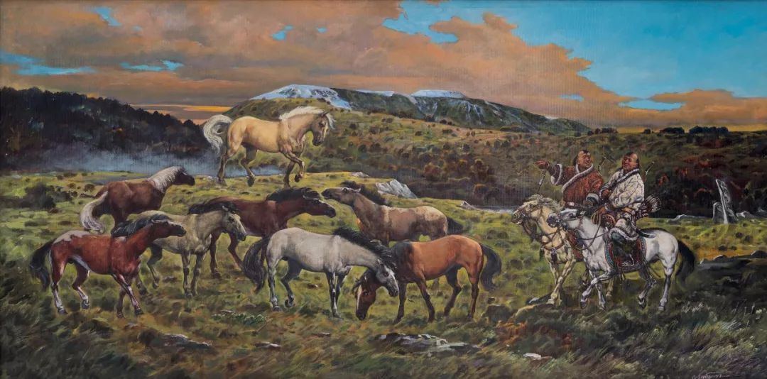 蒙古马  内蒙古当代美术作品微展(四) 第13张 蒙古马  内蒙古当代美术作品微展(四) 第13张