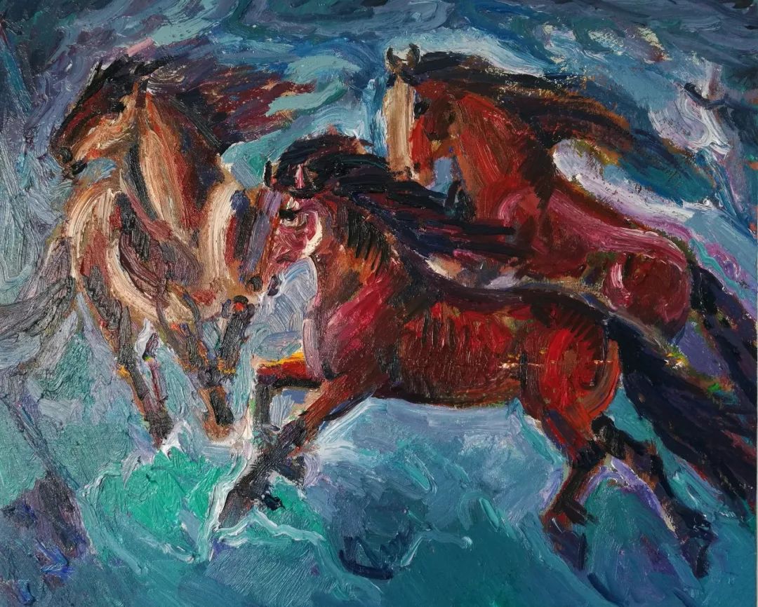 蒙古马  内蒙古当代美术作品微展(四) 第15张 蒙古马  内蒙古当代美术作品微展(四) 第15张