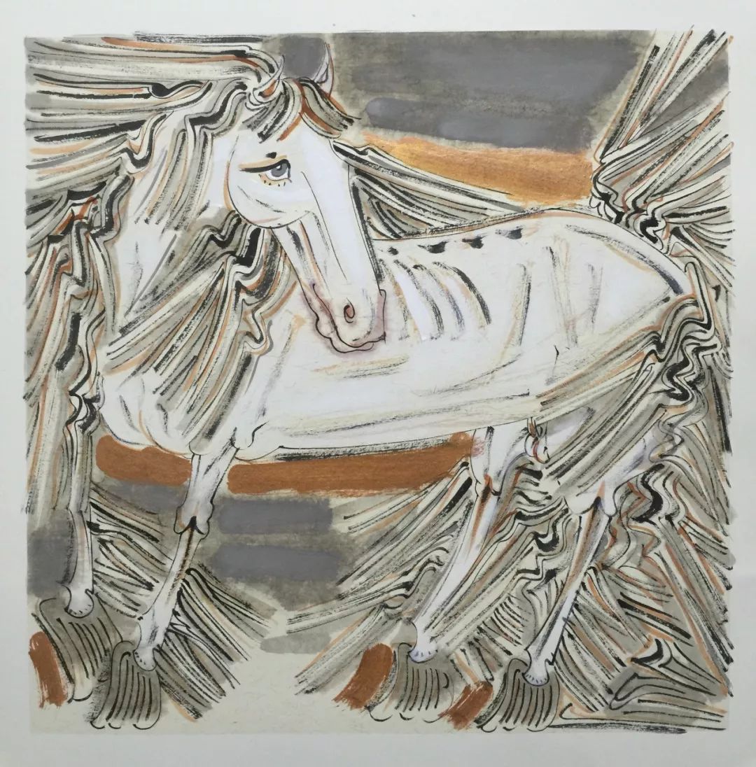 蒙古马  内蒙古当代美术作品微展(四) 第14张 蒙古马  内蒙古当代美术作品微展(四) 第14张